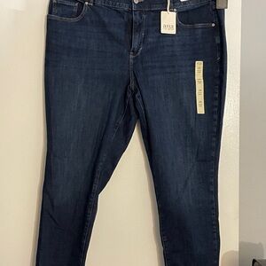 a.n.a Women's Dark Blue Jeans 22W NWT
